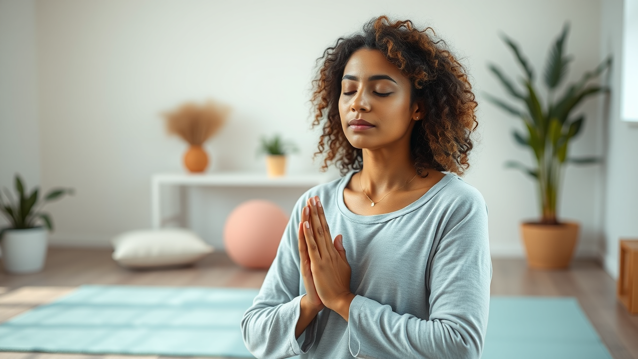 Pelvic floor therapy expert insights: woman practicing pelvic floor relaxation exercises