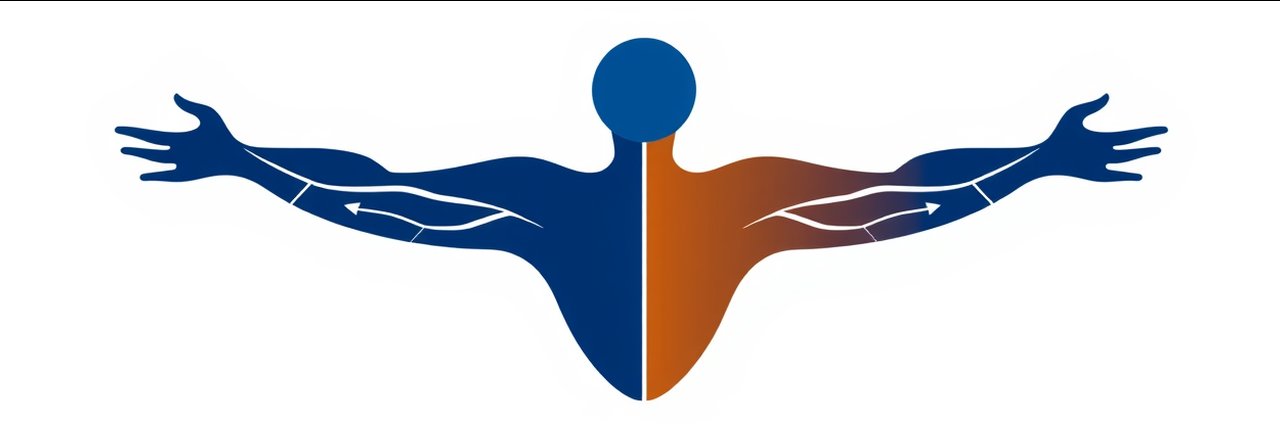 Modern abstract logo symbolizing holistic natural health services.