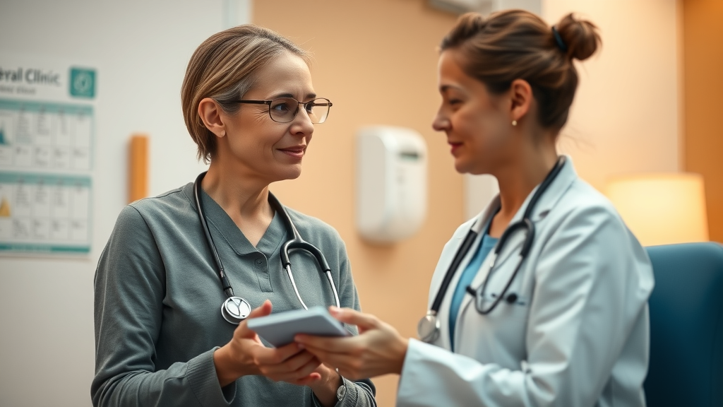 Doctor offers caring support during women